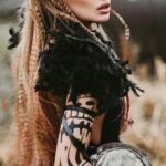 maquillage viking femme