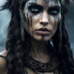 maquillage viking femme