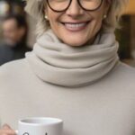 coupe de cheveux femme 50 ans avec lunettes