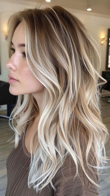 balayage blond