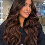 balayage blond sur brune