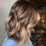 balayage blond sur brune