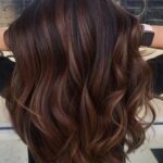 balayage blond sur brune