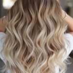 balayage blond sur brune