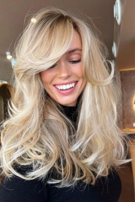 balayage blond populaire