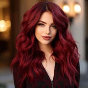 cheveux rouge