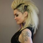 coiffure rock femme