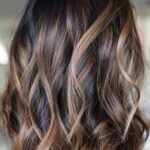 balayage blond sur brune