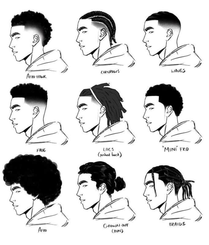 taper bas coiffure