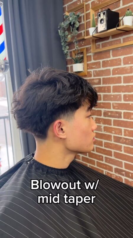 taper bas coiffure