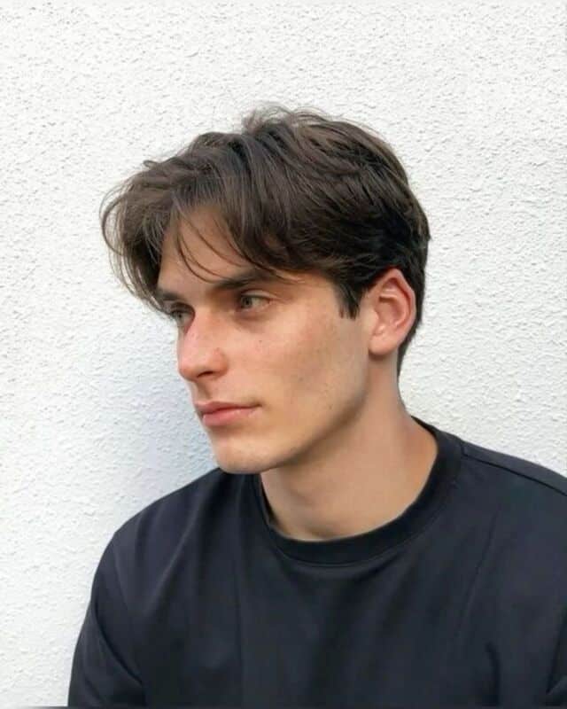 middle part homme
