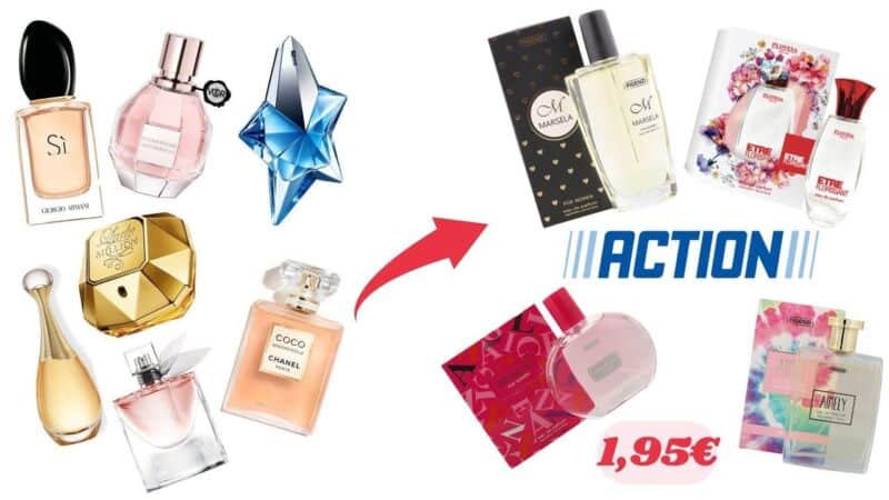 dupe parfum action