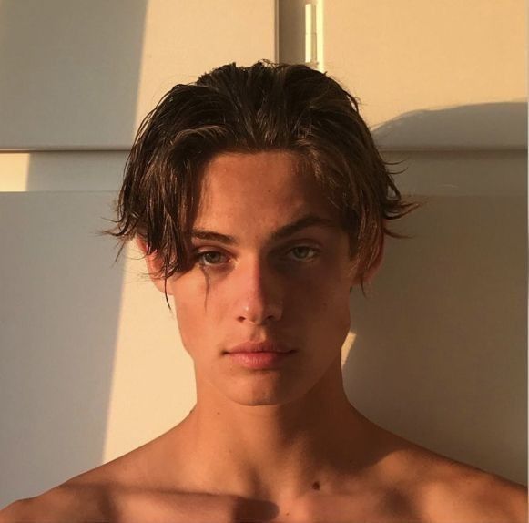 middle part homme
