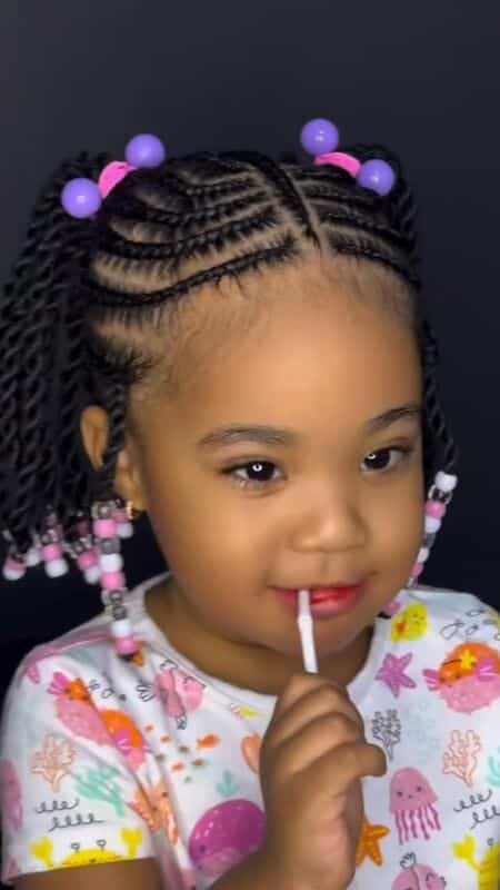 coiffure afro enfant