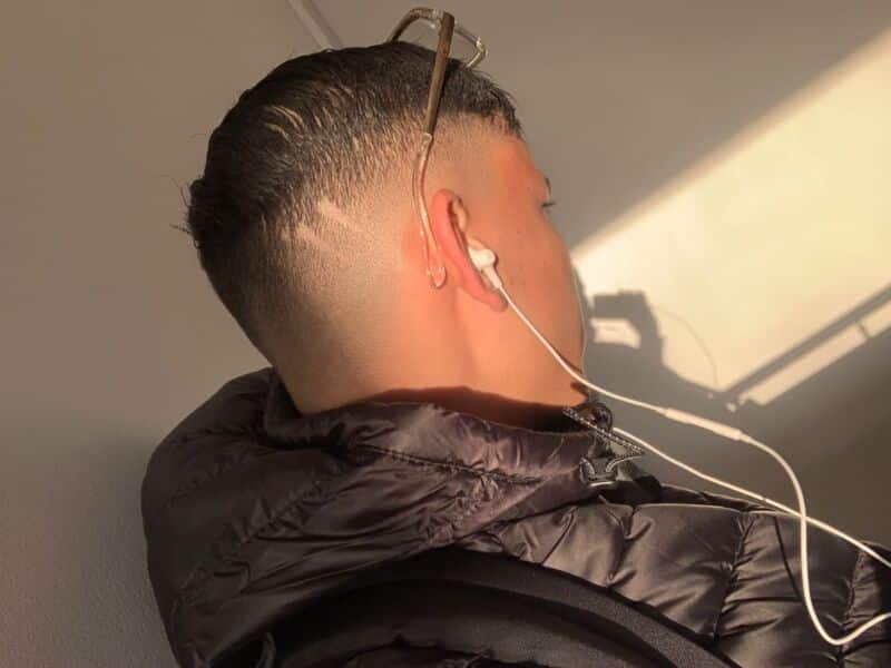 dégradé militaire homme
