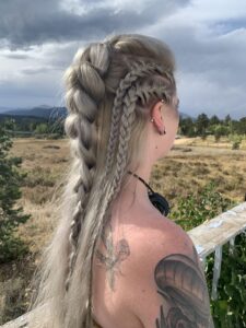 style viking cheveux