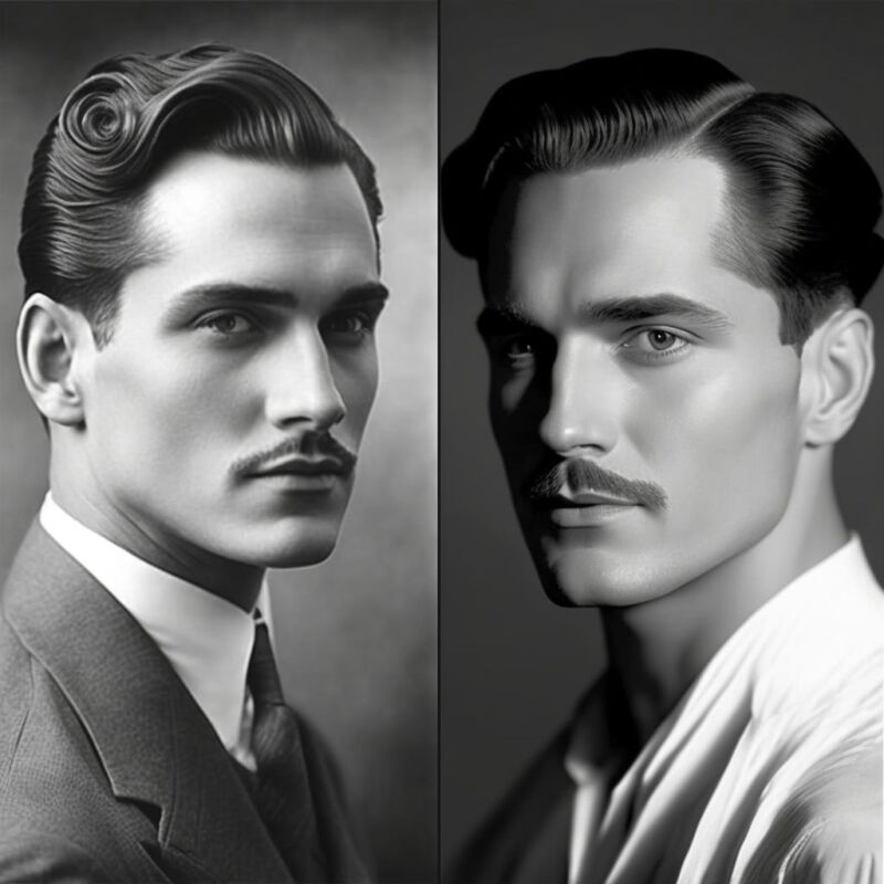 coiffure vintage homme