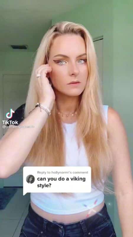 style viking cheveux
