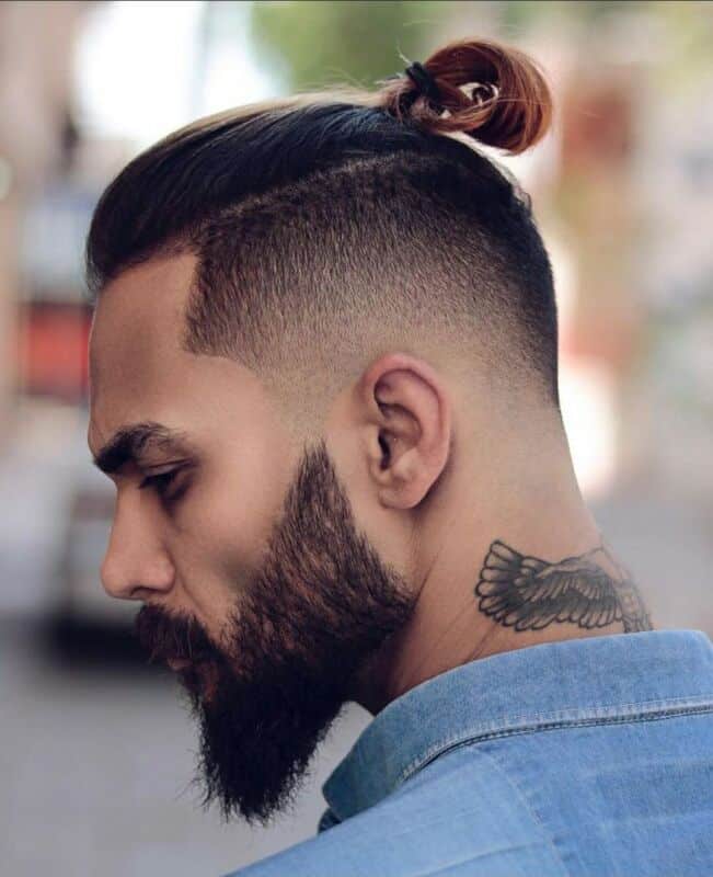 coupe de cheveux samouraï