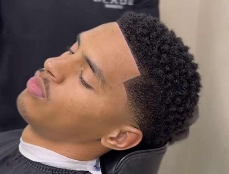 taper fade haut homme