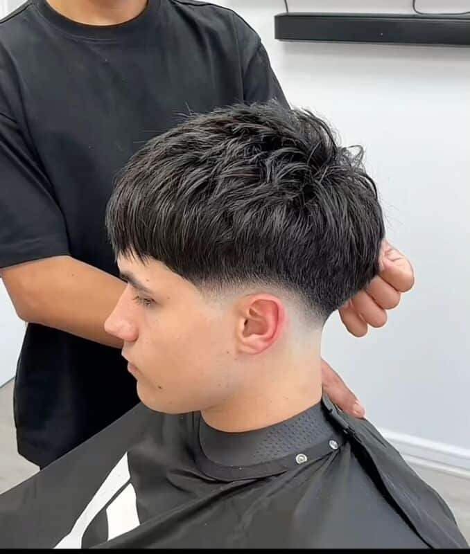 taper fade bas homme