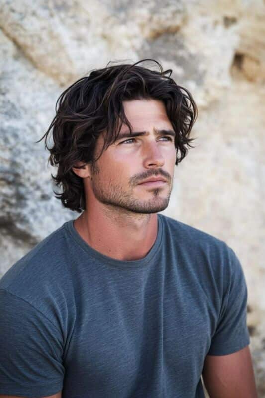 coiffure stylée homme