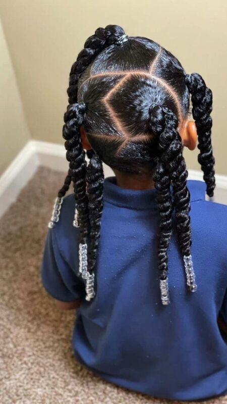coiffure afro enfant