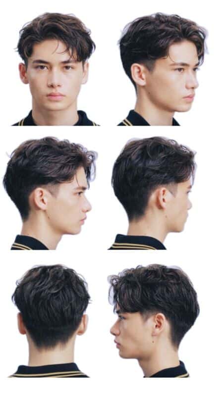 coiffure stylée homme