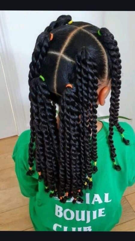 coiffure enfant afro