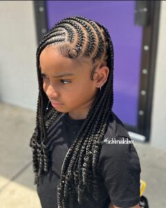 coiffure enfant afro