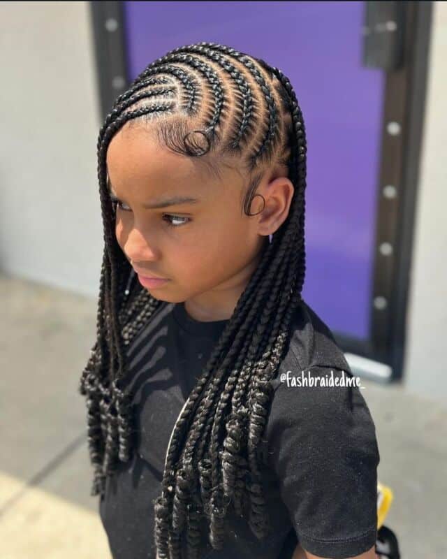 coiffure enfant afro