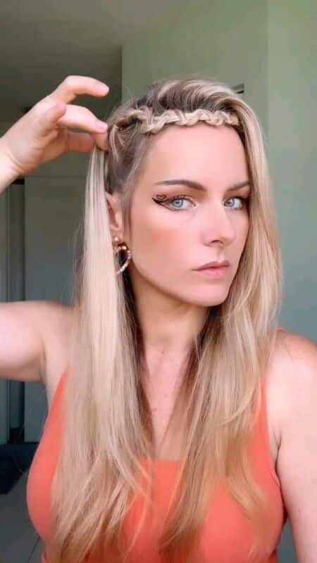 style viking cheveux