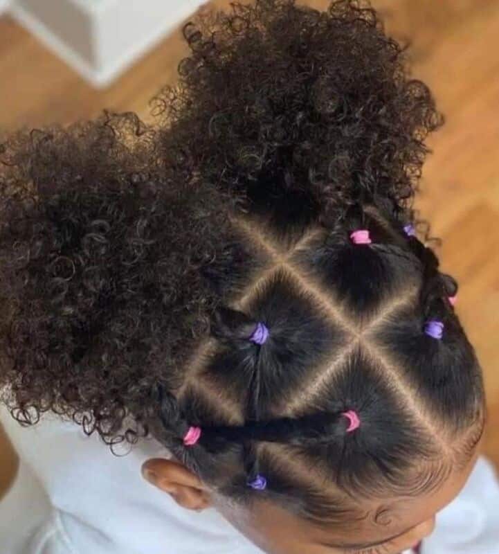 coiffure afro enfant