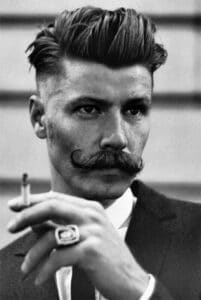coiffure rétro homme