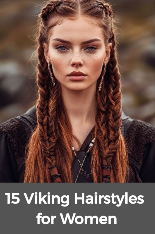 style viking cheveux