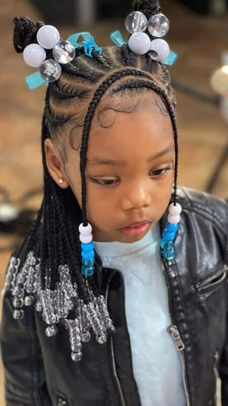 coiffure afro enfant