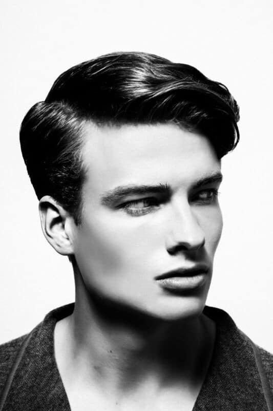 coiffure rétro homme