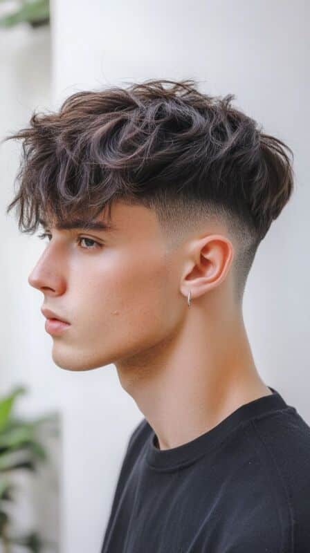 coiffure stylée homme
