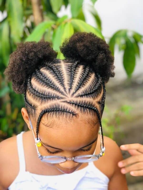 coiffure enfant afro