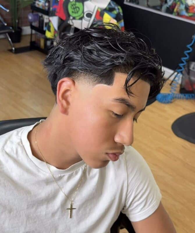 taper fade bas homme