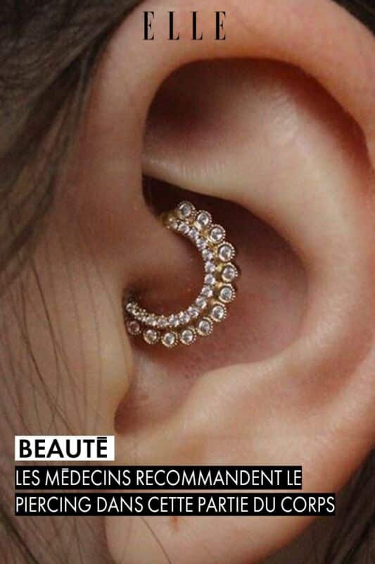 Inflammation cartilage oreille piercing