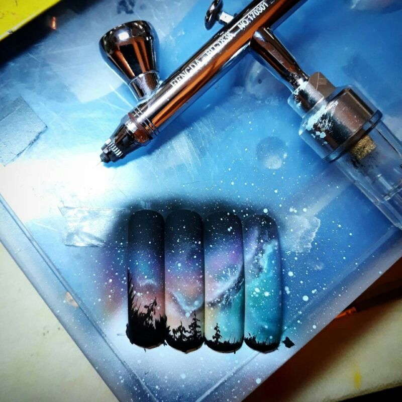 Nail Art Aérographe