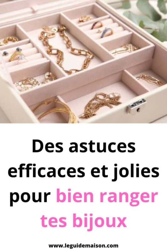 Rangement colliers sans nœuds