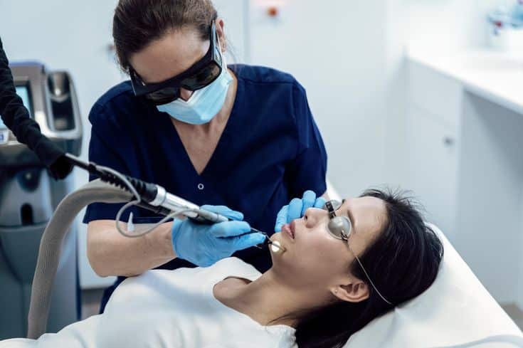 traitement laser pour la peau