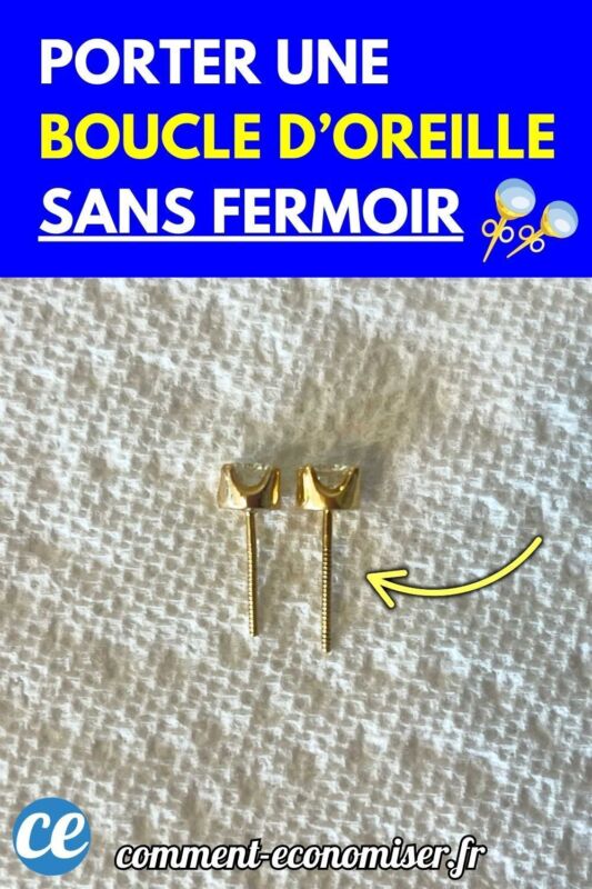 Nettoyer boucles d’oreilles abîmer