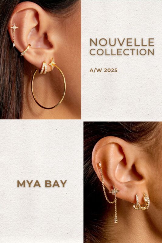 Accumulation piercings oreille