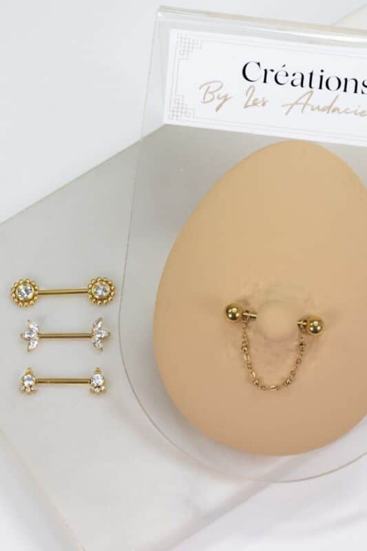 Piercing téton guérison