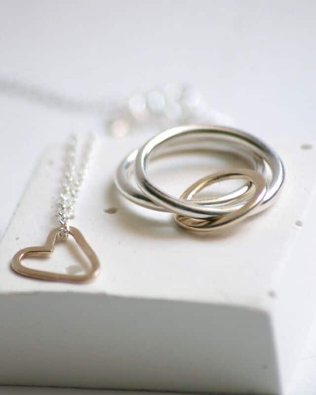 Bijoux Bicolores Or Argent