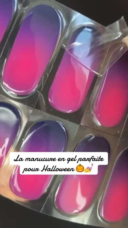 Ongles Autocollant Gel UV