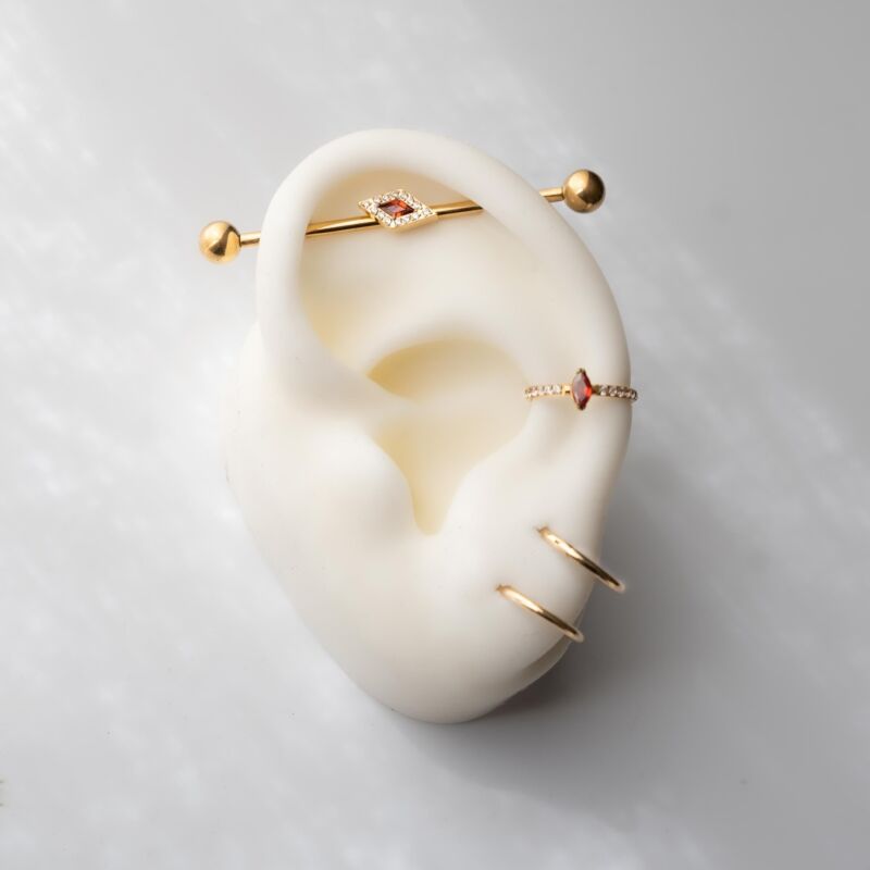 Cicatrisation industriel piercing